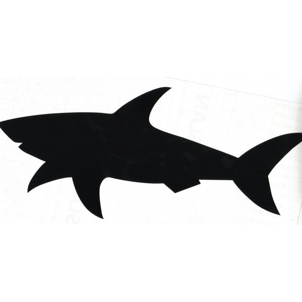 Selvklæbende - haj  30 cm