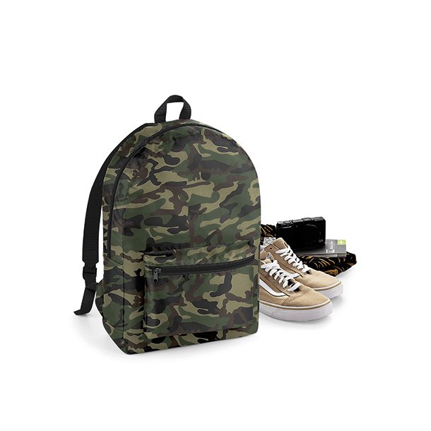 Packaway backpack - rygsk camouflage eller sort