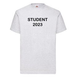 T-shirt - Student 2023 T-shirt med standardtryk - Bundtrade