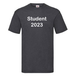 T-shirt - Student 2023 T-shirt med standardtryk - Bundtrade