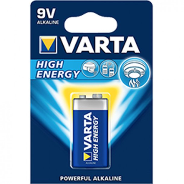 Varta - 9 volt - blokbatteri